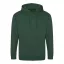 Just Hoods cipzáros kapucnis férfi pulóver AWJH050, Bottle Green-L