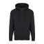 Just Hoods cipzáros kapucnis férfi pulóver AWJH050, Black Smoke-S