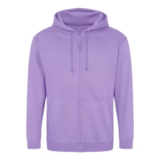   Just Hoods cipzáros kapucnis férfi pulóver AWJH050, Digital Lavender-S