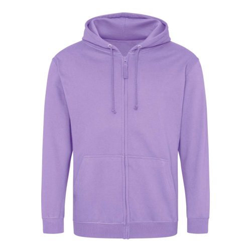 Just Hoods cipzáros kapucnis férfi pulóver AWJH050, Digital Lavender-S