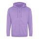 Just Hoods cipzáros kapucnis férfi pulóver AWJH050, Digital Lavender-S