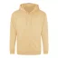 Just Hoods cipzáros kapucnis férfi pulóver AWJH050, Desert Sand-S