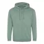 Just Hoods cipzáros kapucnis férfi pulóver AWJH050, Dusty Green-L