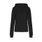 Just Hoods kapucnis Női pulóver, elején végig cipzárral AWJH050F, Deep Black-M
