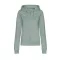 Just Hoods kapucnis Női pulóver, elején végig cipzárral AWJH050F, Dusty Green-2XL