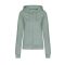 Just Hoods kapucnis Női pulóver, elején végig cipzárral AWJH050F, Dusty Green-XS