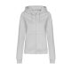 Just Hoods kapucnis Női pulóver, elején végig cipzárral AWJH050F, Heather Grey-XS