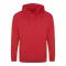 Just Hoods cipzáros kapucnis férfi pulóver AWJH050, Fire Red-M