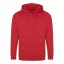 Just Hoods cipzáros kapucnis férfi pulóver AWJH050, Fire Red-XL