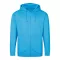 Just Hoods cipzáros kapucnis férfi pulóver AWJH050, Hawaiian Blue-S