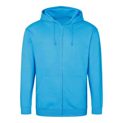 Just Hoods cipzáros kapucnis férfi pulóver AWJH050, Hawaiian Blue-XL