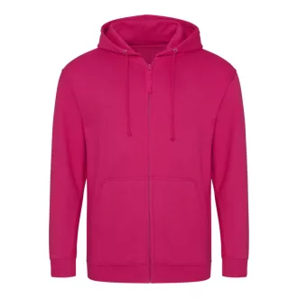   Just Hoods cipzáros kapucnis férfi pulóver AWJH050, Hot Pink-S