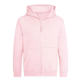   Just Hoods Gyerek cipzáras kapucnis pulóver AWJH050J, Baby Pink-5/6