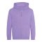 Just Hoods Gyerek cipzáras kapucnis pulóver AWJH050J, Digital Lavender-3/4