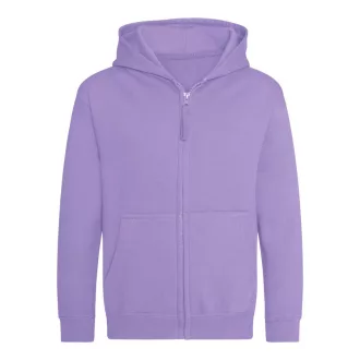   Just Hoods Gyerek cipzáras kapucnis pulóver AWJH050J, Digital Lavender-5/6
