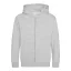 Just Hoods Gyerek cipzáras kapucnis pulóver AWJH050J, Heather Grey-3/4