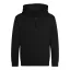 Just Hoods Gyerek cipzáras kapucnis pulóver AWJH050J, Jet Black-5/6
