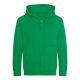 Just Hoods Gyerek cipzáras kapucnis pulóver AWJH050J, Kelly Green-3/4
