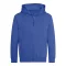Just Hoods Gyerek cipzáras kapucnis pulóver AWJH050J, Royal Blue-12/13