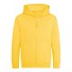 Just Hoods Gyerek cipzáras kapucnis pulóver AWJH050J, Sun Yellow-7/8