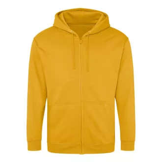   Just Hoods cipzáros kapucnis férfi pulóver AWJH050, Mustard-S