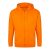 Just Hoods cipzáros kapucnis férfi pulóver AWJH050, Orange Crush-S