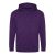 Just Hoods cipzáros kapucnis férfi pulóver AWJH050, Purple-S