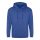 Just Hoods cipzáros kapucnis férfi pulóver AWJH050, Royal Blue-S