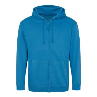   Just Hoods cipzáros kapucnis férfi pulóver AWJH050, Sapphire Blue-S