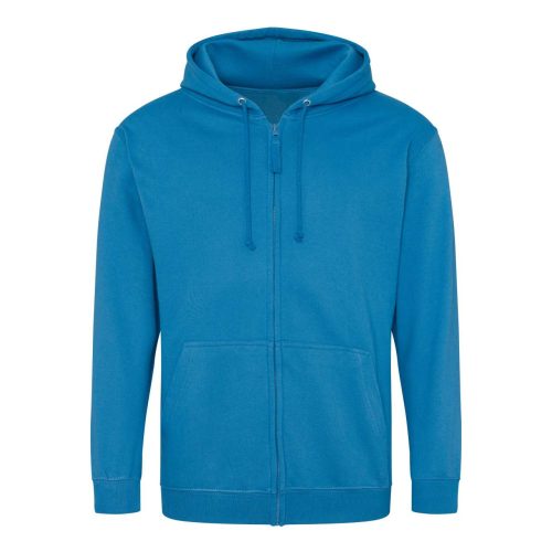 Just Hoods cipzáros kapucnis férfi pulóver AWJH050, Sapphire Blue-S