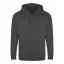 Just Hoods cipzáros kapucnis férfi pulóver AWJH050, Steel Grey-M