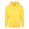 Just Hoods cipzáros kapucnis férfi pulóver AWJH050, Sun Yellow-M