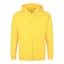 Just Hoods cipzáros kapucnis férfi pulóver AWJH050, Sun Yellow-S