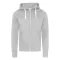 Just Hoods Uniszex cipzáros-kapucnis férfi pulóver AWJH052, Heather Grey-2XL
