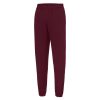 Just Hoods Uniszex jogging nadrág gumis aljjal AWJH072, Burgundy-S