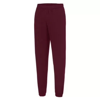   Just Hoods Uniszex jogging nadrág gumis aljjal AWJH072, Burgundy-S