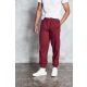 Just Hoods Uniszex jogging nadrág gumis aljjal AWJH072, Burgundy-XL