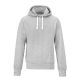 Just Hoods Uniszex vastag oldalzsebes bélelt kapucnis pulóver AWJH100, Heather Grey-L