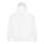 Just Hoods Uniszex kenguruzsebes kapucnis vastag pulóver AWJH101, Arctic White-XS