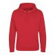 Just Hoods Uniszex kenguruzsebes kapucnis vastag pulóver AWJH101, Fire Red-L