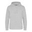 Just Hoods Uniszex kenguruzsebes kapucnis vastag pulóver AWJH101, Heather Grey-M