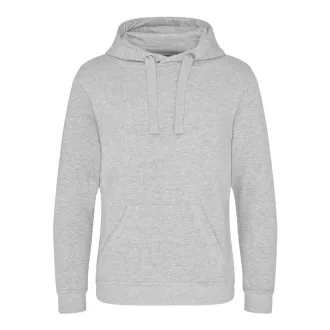   Just Hoods Uniszex kenguruzsebes kapucnis vastag pulóver AWJH101, Heather Grey-XS