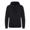 Just Hoods Uniszex kenguruzsebes kapucnis vastag pulóver AWJH101, Jet Black-3XL