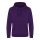 Just Hoods Uniszex kenguruzsebes kapucnis vastag pulóver AWJH101, Purple-3XL