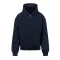 Nagyon vastag, túlméretezett cipzáros-kapucnis pulóver Just Hoods AWJH125, New French Navy-2XL