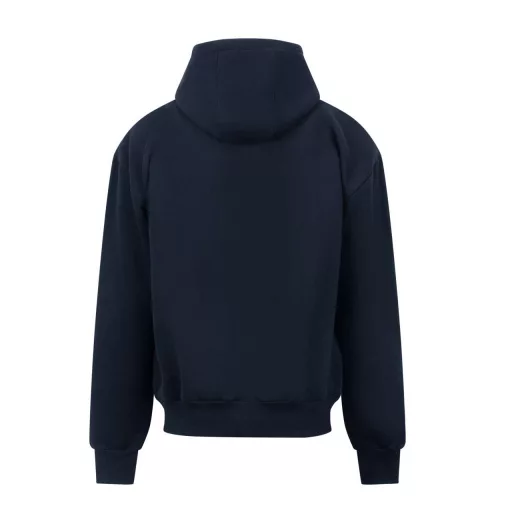 Nagyon vastag, túlméretezett cipzáros-kapucnis pulóver Just Hoods AWJH125, New French Navy-S