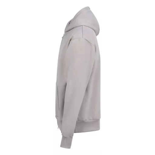 Nagyon vastag, túlméretezett cipzáros-kapucnis pulóver Just Hoods AWJH125, Natural Stone-2XL