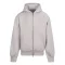 Nagyon vastag, túlméretezett cipzáros-kapucnis pulóver Just Hoods AWJH125, Natural Stone-3XL