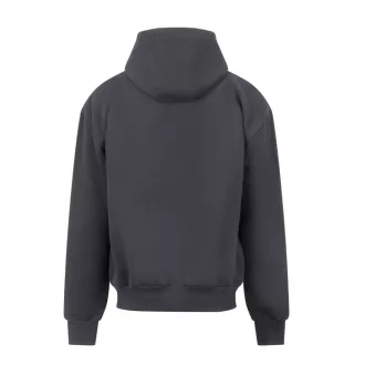   Nagyon vastag, túlméretezett cipzáros-kapucnis pulóver Just Hoods AWJH125, Solid Charcoal-XS