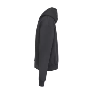   Nagyon vastag, túlméretezett cipzáros-kapucnis pulóver Just Hoods AWJH125, Solid Charcoal-XS